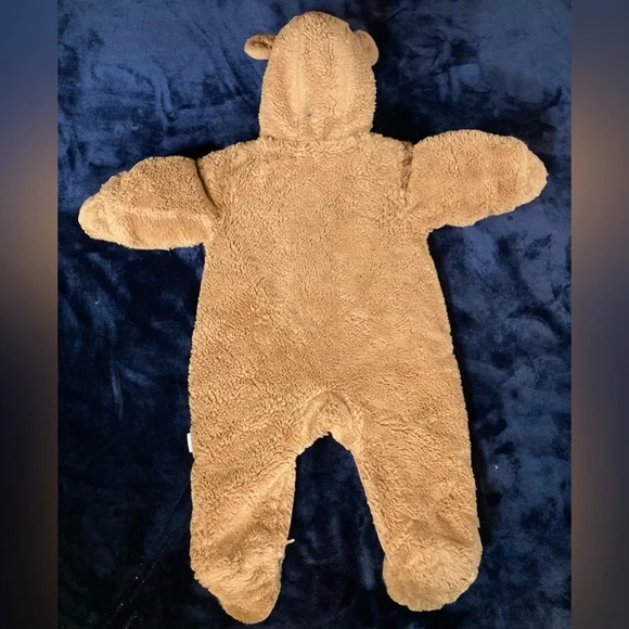 Vintage Leerjia Baby Bear Winter Outfit, 6-18 Months, Warm, Soft